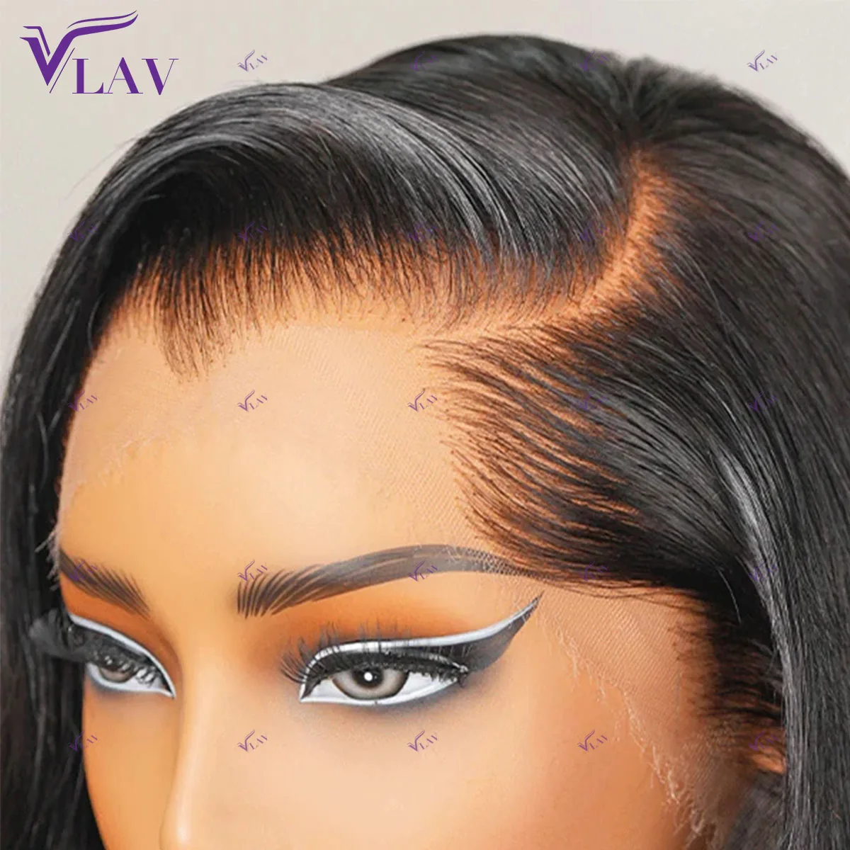 

Silky Straight 450 Density Lagos Hairline Glueless Wigs 40 42 Inch Human Hair 13x4 HD Lace Frontal Wig Preplucked Ready To Wear