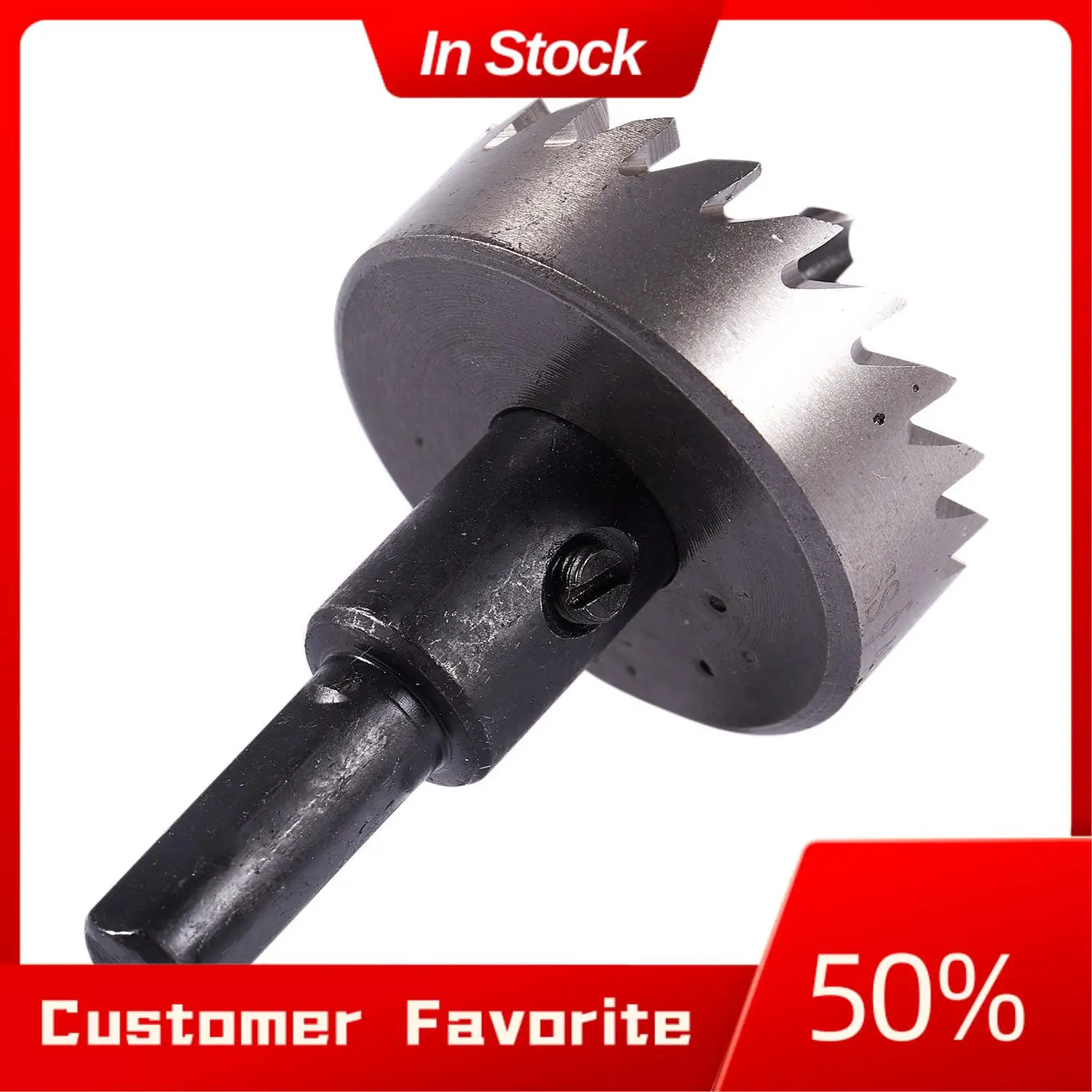 

AT03 Top 2Pcs Hole Saw Tooth HSS Steel Hole Saw Drill Bit Cutter Tool For Metal Wood Alloy - 40Mm & 80Mm