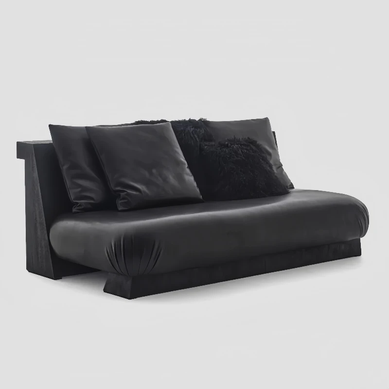 

Solid wood fabric sofa medieval single leisure B & B reception sofa