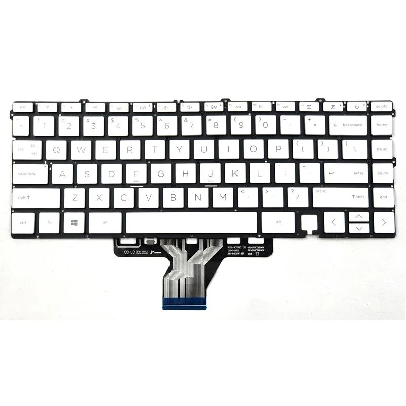 Imagem -03 - Xin-russo-nós Teclado para Laptop Luz de Fundo para hp Inveja X360 15-es 13-bd Inveja 13-ba 14-eb 15-ep 15-ep 15-es0014ur