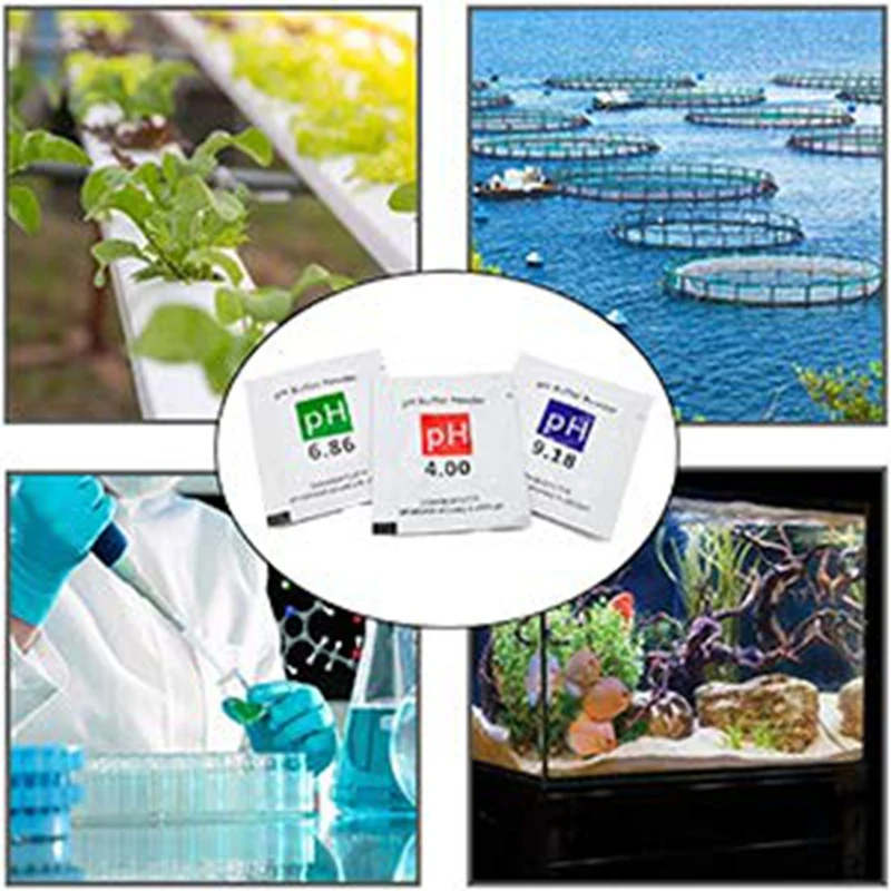 Roztwór buforowy miernika PH w proszku, pakiety rozwiązań do kalibracji PH do precyzyjnego miernika PH
