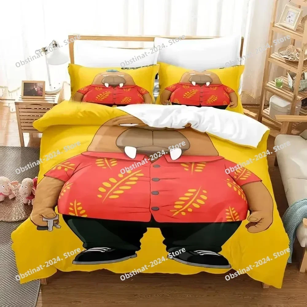 Top 3D Anime Odd Taxi Bedding Set Duvet Cover Full Queen King Size Pillowcase Bed Printed Bed Set Aldult Kid Bedroom Single Twin