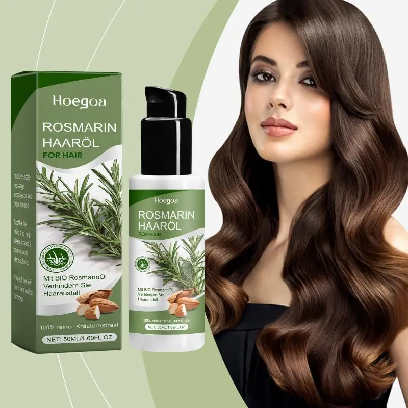 Rosemary Hair Essential Oil Lightweight Nourishing Solution for Smooth and Aromatic Hair Best for Daily Hair Care
