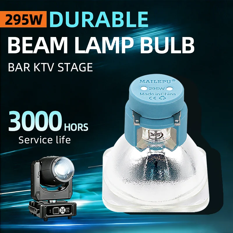 

Светодиодный прожектор Mailepu Original Bulb Shaking Beam Light 295W, подходит для баров, караоке-клубов, свадеб