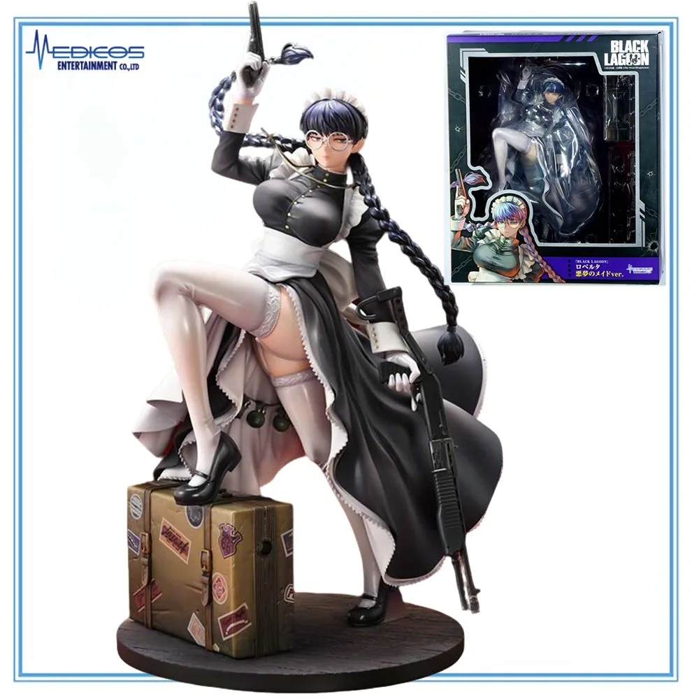 

100% Оригинальный товар в наличии: Medicos Entertainment Black Lagoon Roberta Akumu No Maid Ver. Коллекционная серия моделей игрушек: Гаражный набор для сборки