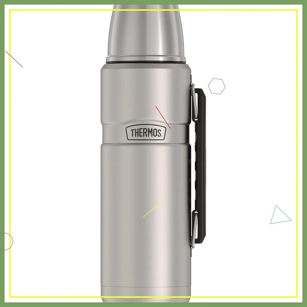

68oz Vacuum-Insulated Stainless Steel Bottle, Keeps Drinks Hot/Cold 24H, Sweat-Proof & Durable