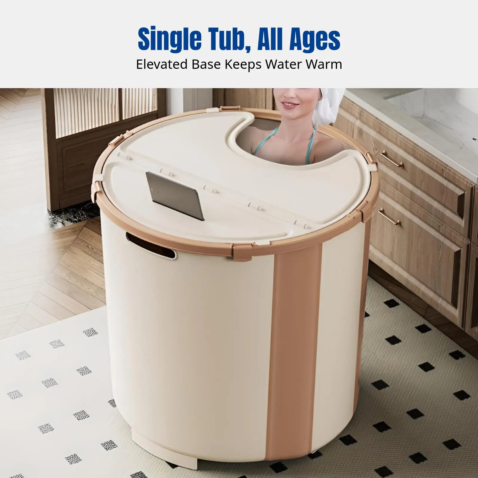 

Складная ванна, не требует установки, для домашнего использования, просторная конструкция, подходит для взрослых и детей