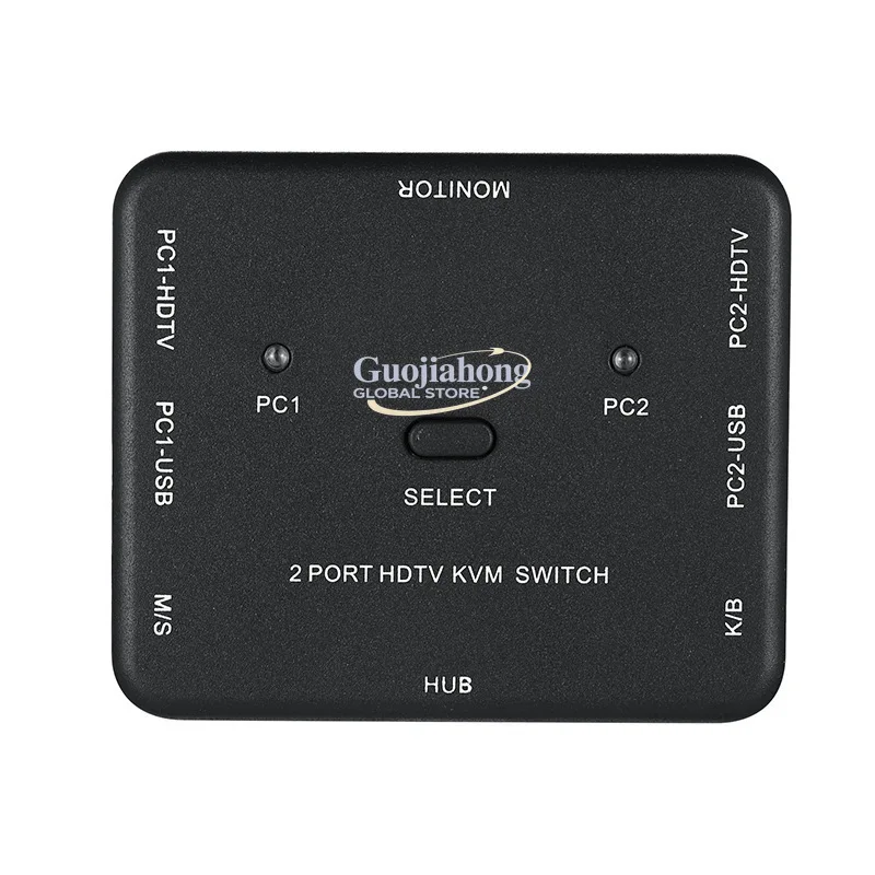 kVM switcher two in and one out high definition 4K external button screen cutting with USB shared keyboard and mouse displa