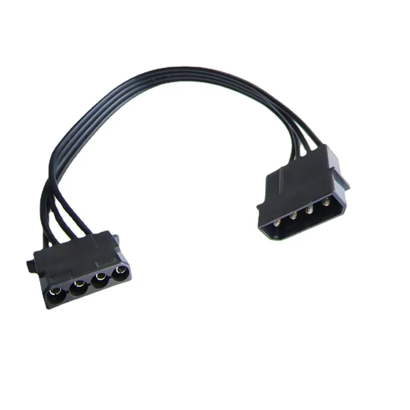 

D-Port IDE 4Pin Molex Male Female Desktop Computer ATX Power Supply Extension Cord For 3.5inch HDD CD DVD Rom Fan