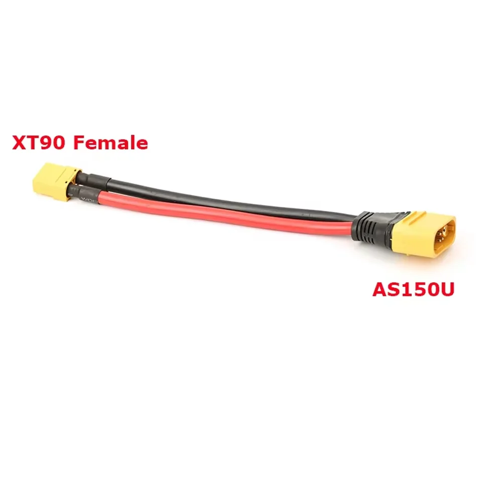 AMASS XT90 Female Turn AS150U Anti-Flame Wire for Drone Battery Charger High-Quality Replacement Connector