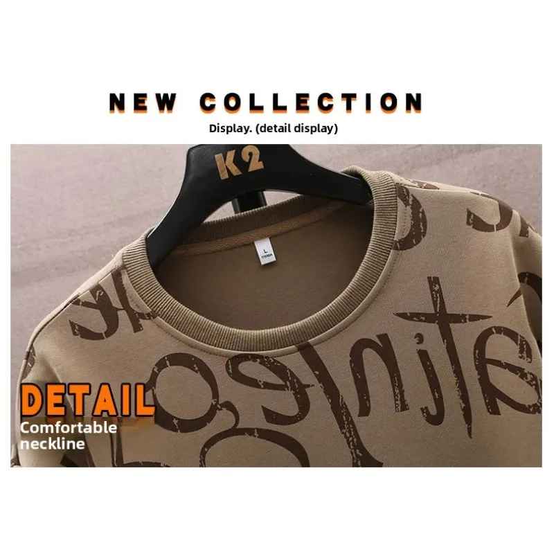 

Весенне-осенняя мужская толстовка с капюшоном для фитнеса на открытом воздухе, бега, спорта и отдыха, модная тенденция, универсальная свободная удобная толстовка