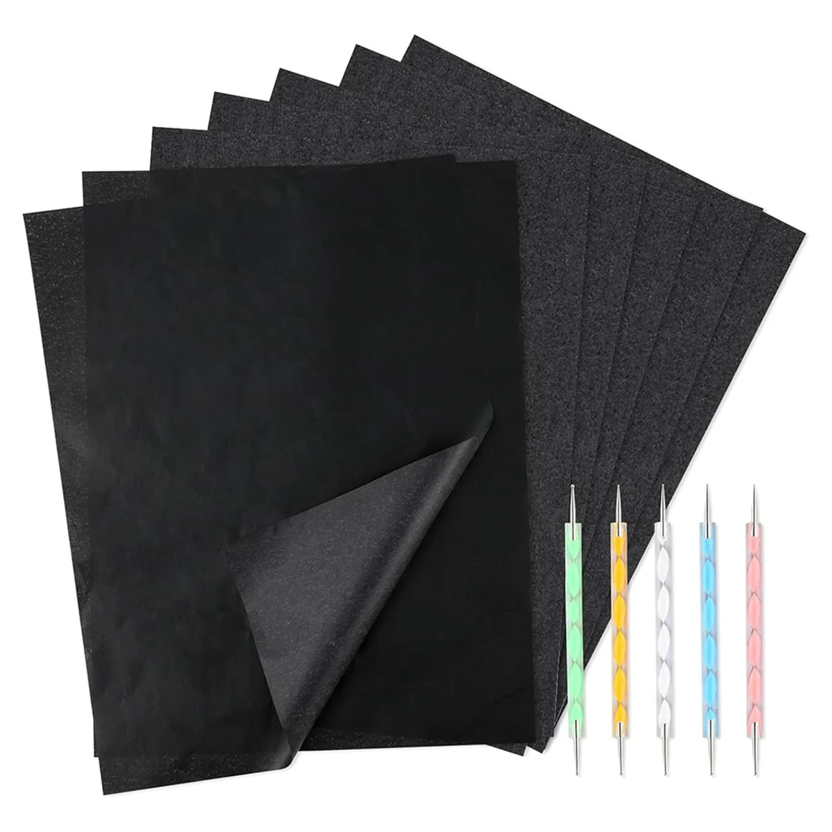 100 Sheets Carbon Transfer Paper Tracing Paper, Graphite Copy-Paper Tracing and Transferring Drawings on Wood, Paper