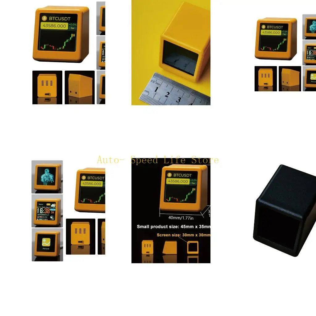 

02DA WiFi Enableds Smartests Display For Cryptocurrency Stocks Weather Monitoring Customizable Photo Frame