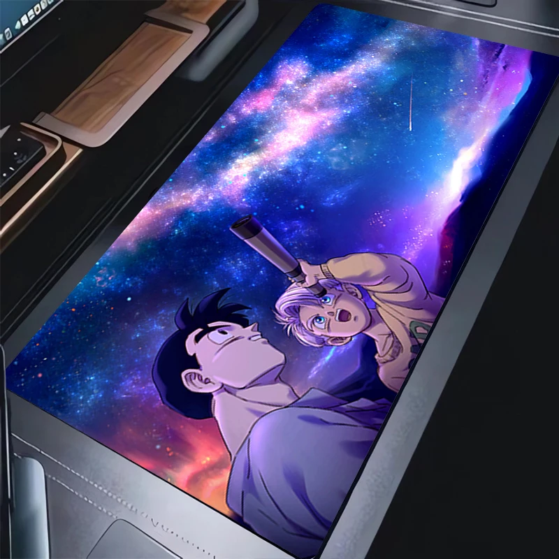 Muismat Laptop Kantoorkast Toetsenbord Pad Gaming Bureaumat Grote HD Muismat Dragon Ball Trunks Antislip rubberen verlengde pad