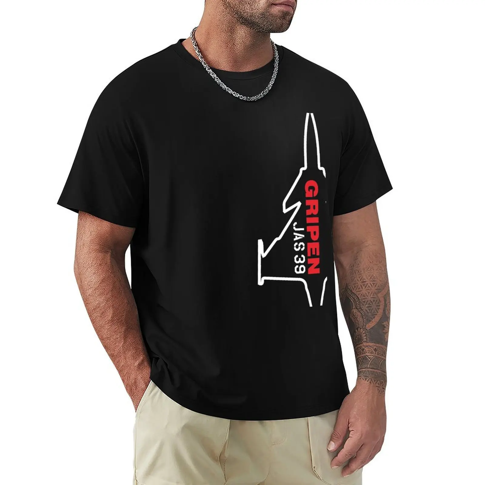 

GRIPEN JAS-39 T-Shirt Aesthetic clothing cute tops Luxury man mens fashion