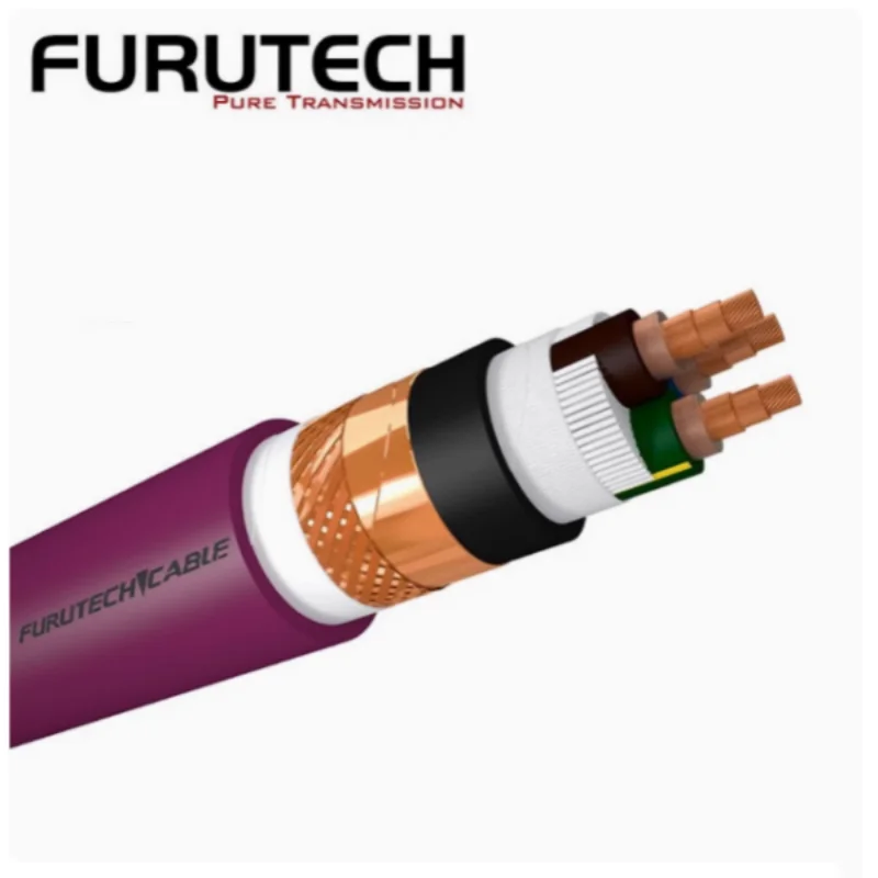 FURUTECH DPS4.1 Limited Edition 7N Flagship Power Cable HiFi Audio Gallbladder Amplifier CD Upgrade Power Cable
