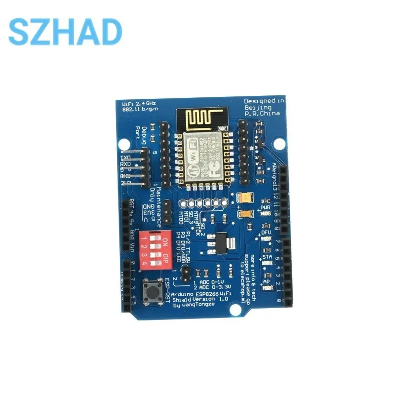 Nova esp8266 web sever serial wifi placa de expansão shilled ESP-12E para arduino uno r3