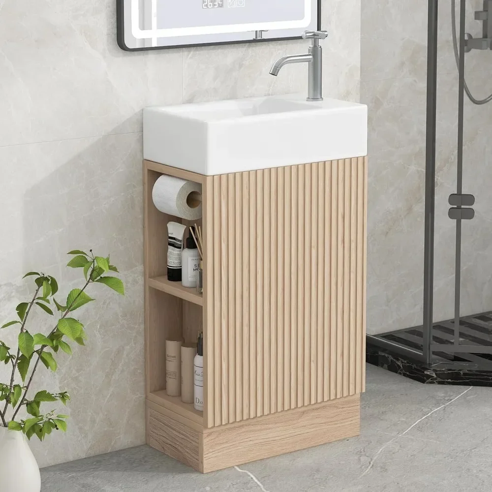 Postmodern Nordic Single Bathroom Vanity 19