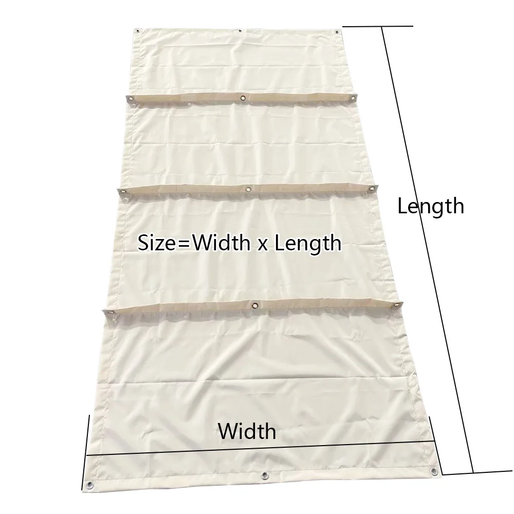 90% Shading Waterproof Sliding Canopy Home Garden Telescopic Awning Pergolas Patio Sunproof Retractable Wave Sunshade Net
