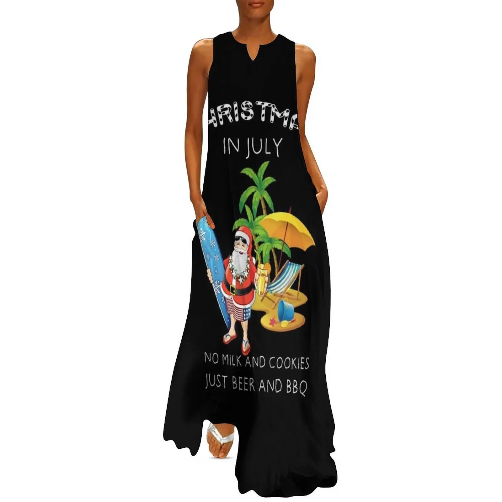 

Christmas in july Long Dress women's summer jumpsuit women's summer dresses 2025 Dress