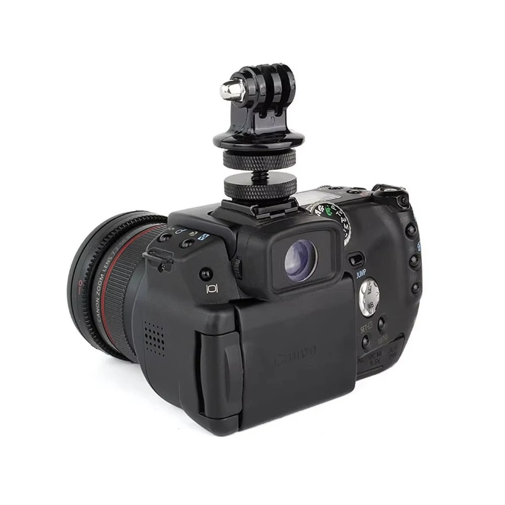 محول الحذاء الساخن للكاميرا 1/4 بوصة - 20 مع حامل ثلاثي القوائم لـ GoPro Hero 1 2 3 3+، خيط برغي كاميرا 1/4 مع محول Gopro لحامل ثلاثي القوائم