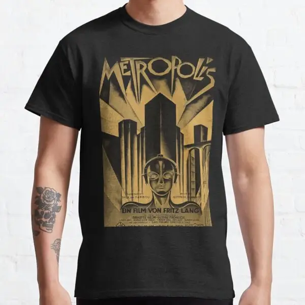 Metropolis Fritz Lang 1926 vintage movie poster b amp w Classic T Shirt SweaT 40734