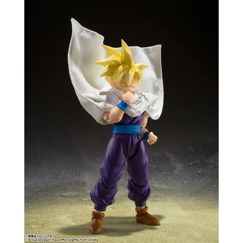 100% BANDAI S.H.Figuarts SHF Super Saiyan Son Gohan The Warrior Who Surpassed Goku Dragon Ball Z Фигурки Аниме Модель Игрушки