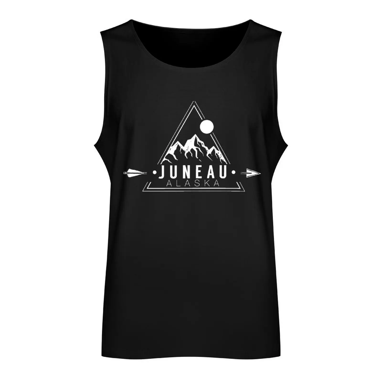 Juneau Alaska Mountains Tank Top Sportswear for men gym Men's t-shirts plain t-shirt