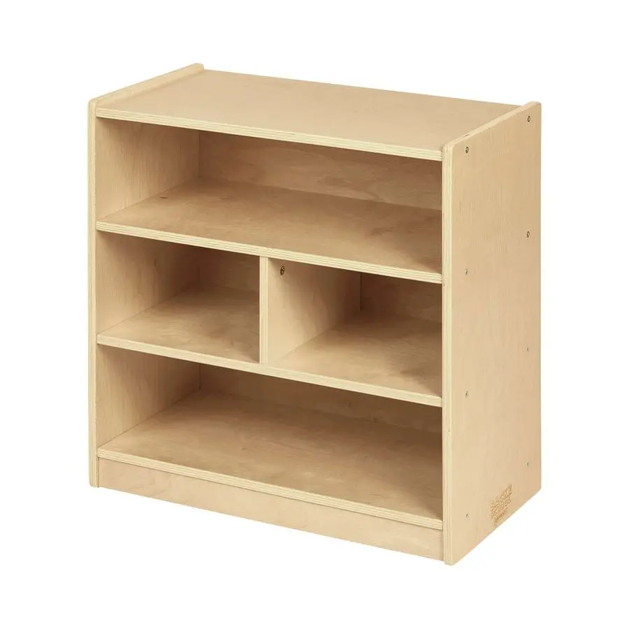 Mobile Block Storage Cabinet, Starter, Toy Organizer, Natural
