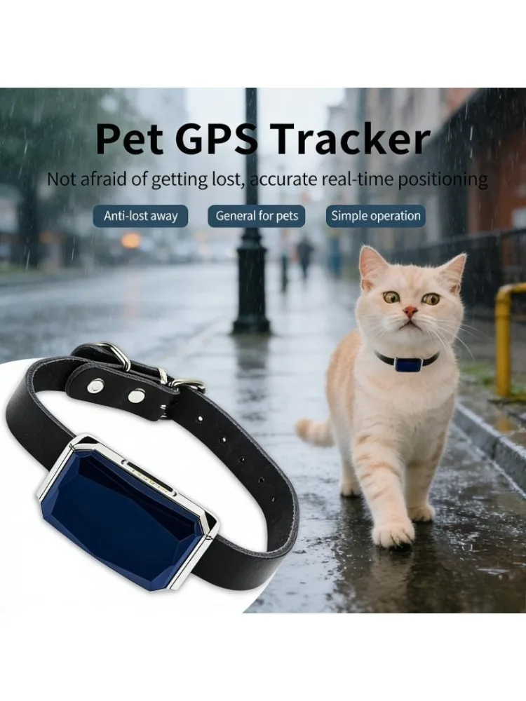 Multifunctionele Mini GPS-tracker G12 Smart Anti-verlies Waterdichte Locator Halsband voor Hond Kat Apparaat - afbeelding 2