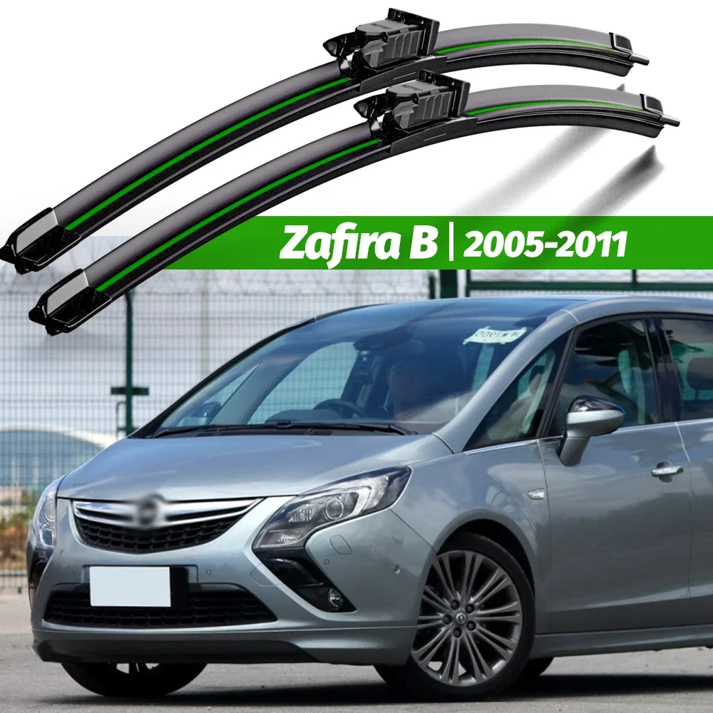 

Wiper LHD Front Wiper Blades For Vauxhall Opel Zafira B 2005 - 2011 Windshield Windscreen Window Brushes 28"+22" Accessories