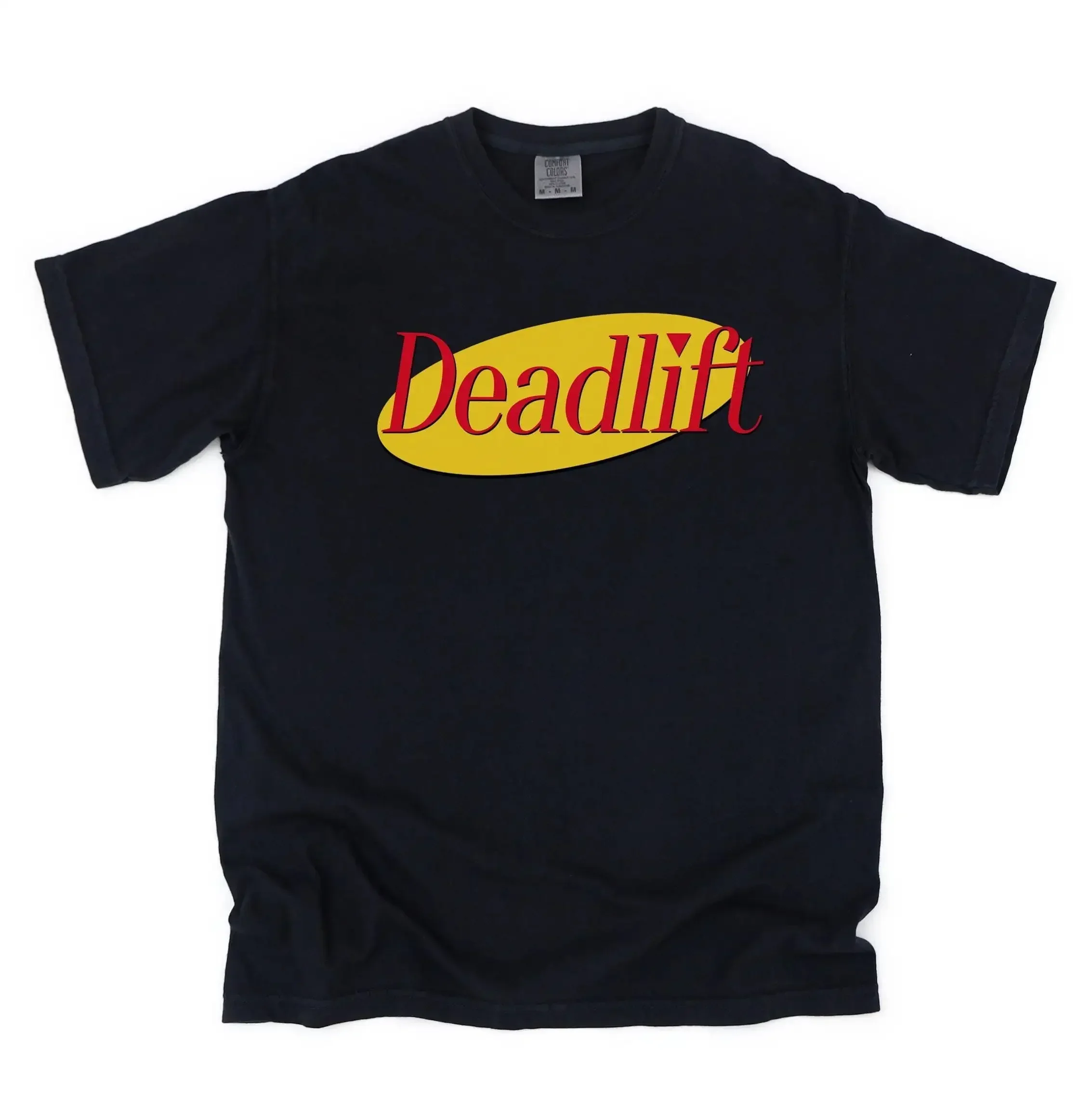 Seinfeld Deadlift Pump Cover T Shirt Funny Bodybuilding Oversized Workout Weightlifting for Gym Rat Powerlifting