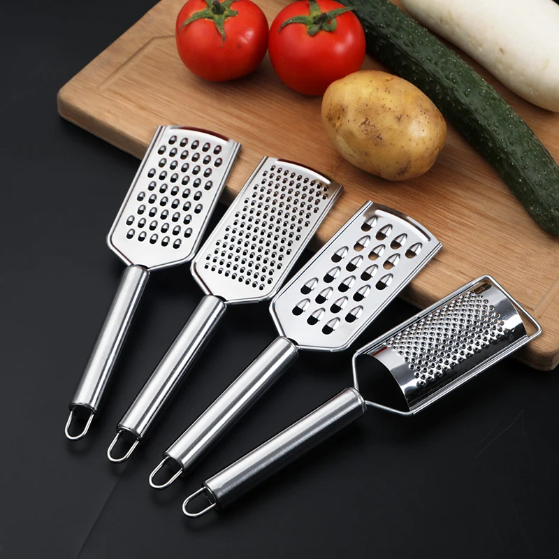 

1pcs Multifunctional Fruit Vegetable Cutter Potato Carrot Melon Tool Ginger Wasabi Garlic Grater Stainless Steel Kitchen Gadgets