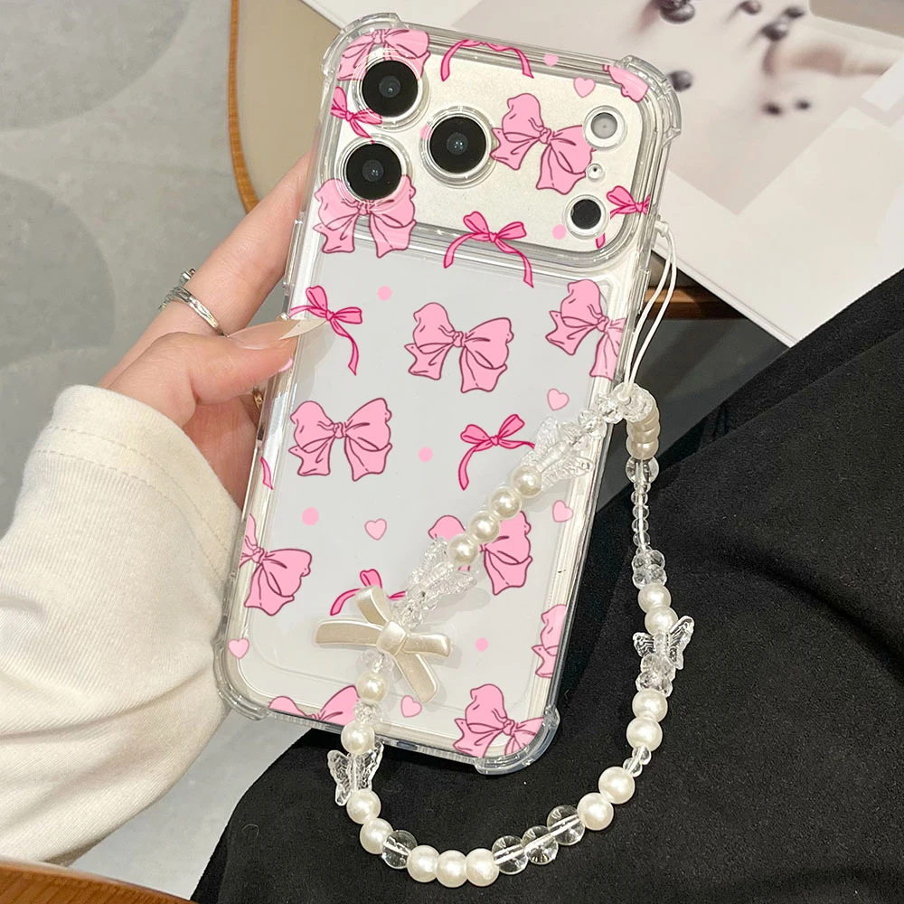 : Telefoonhoesje met koord en bedel