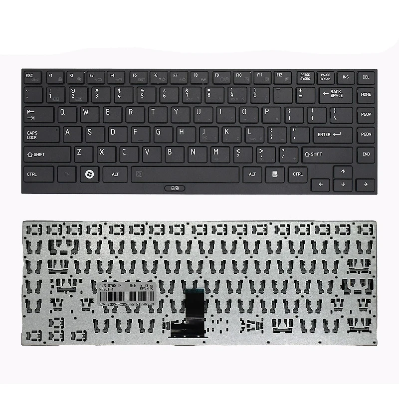 New Laptop Replacement Keyboard Compatible for Toshiba Portege R700 R705 R730 R731 R630 R631 RX3mt s266e