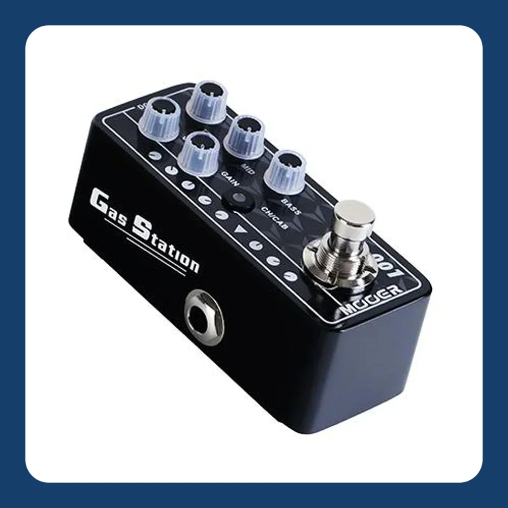 

MOOER 001 Gas Station Guitar Effect Pedal Digital Preamp High Gain Preamplifier Effect True Bypass Pedal Electric Guitarra Parts