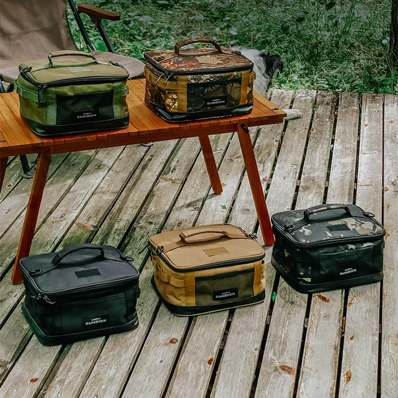 

Outdoor Sundries Waterproof Storage Bag Camping Light Organizer Fishing Gear Classification Portable Bag Oxford Cloth Picnic Bag