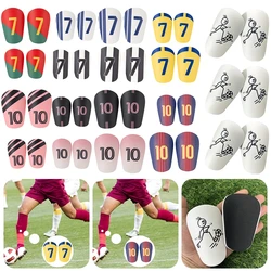 Soccer Shin Pad Shin Protector Lightweight Wear-Resistant Football Leg Protector Adult Kid Soccer Training Shank Board Accessory