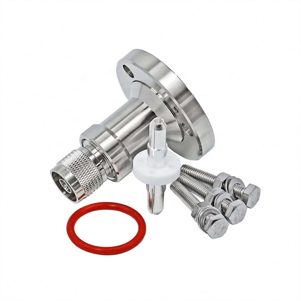 

N Type Male Plug Connector to 7/8 EIA Flange Panel Mount RF Coax Coaxial Adapter Adaptor Converter in Stock