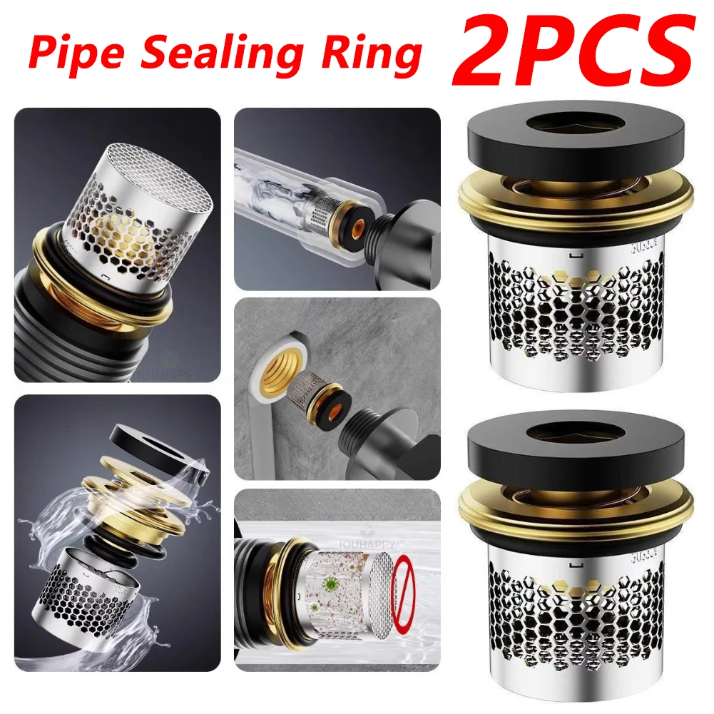 Durable Pipe Sealing Ring Anti-stringing Strong Filter Water Stop Valve Stainless Steel Anti-Corrosion Faucet Accessories
