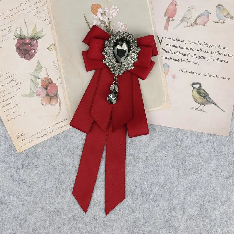 Hand Made Jungen Klassische Bowties Krawatte Band Strass Corsage Bowtie Krawatte Geschenke für Männer Hochzeit Formale Kleid Zubehör – Detail 38