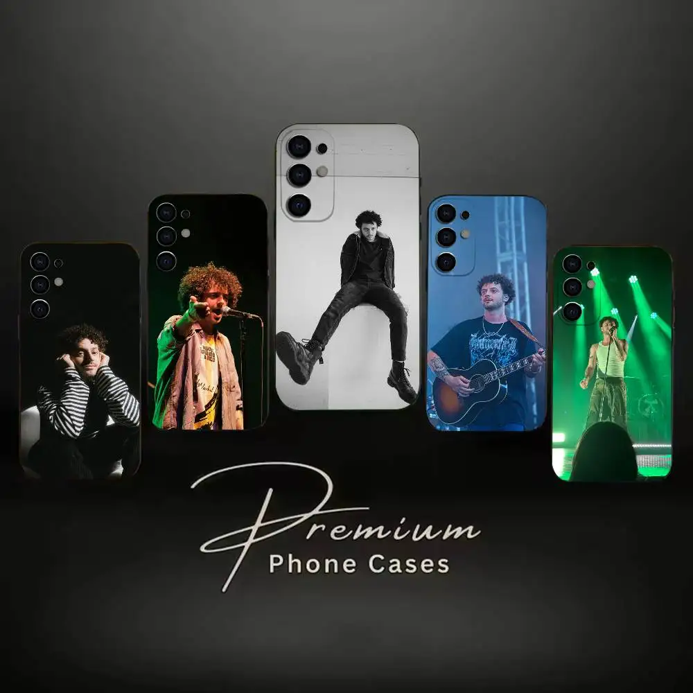 Jordan Benjamin Pop singer  Phone Case Black Soft Case For Samsung S24,S23,S21,S22,S24,S30,S20Ultra Plus