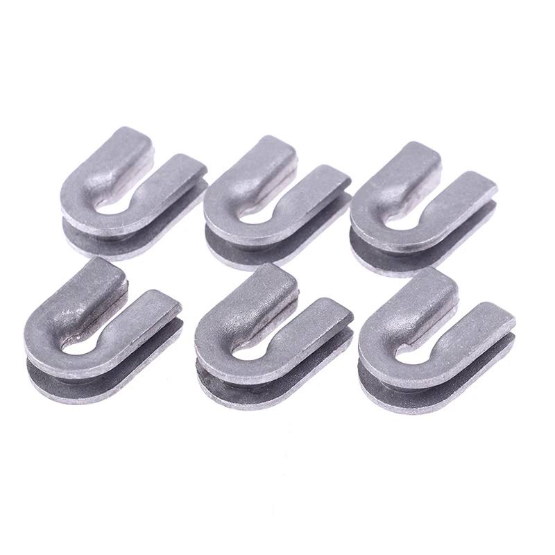 6Pcs Grass Trimmer Head Eyelet Bump and Go Nylon fit for Husqvarnaa T35 T25 Test hook multimeter probe