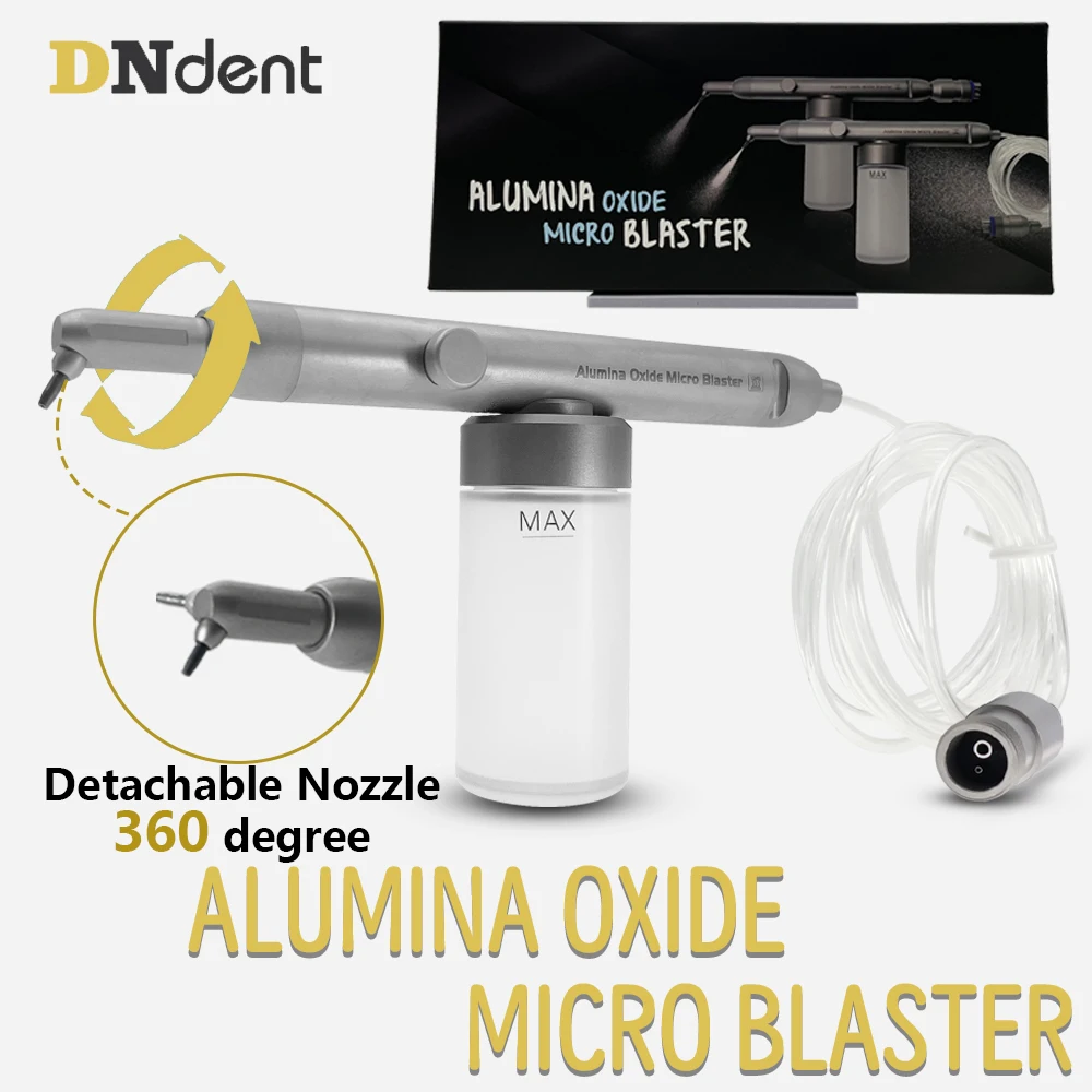 Dental Aluminum Oxide Micro Blaster Interface Microetcher Sandblasting Alumina Gun Air Abrasion Polisher 2/4hole Dentistry Tools
