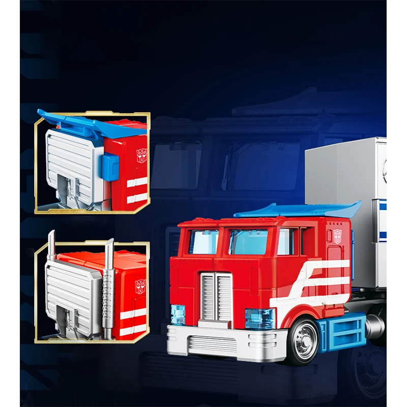 Original Transformers Animation Movie Peripheral Toys Optimus Prime Vehicle CT01 Assembly Movable Anime Model Figures Collection