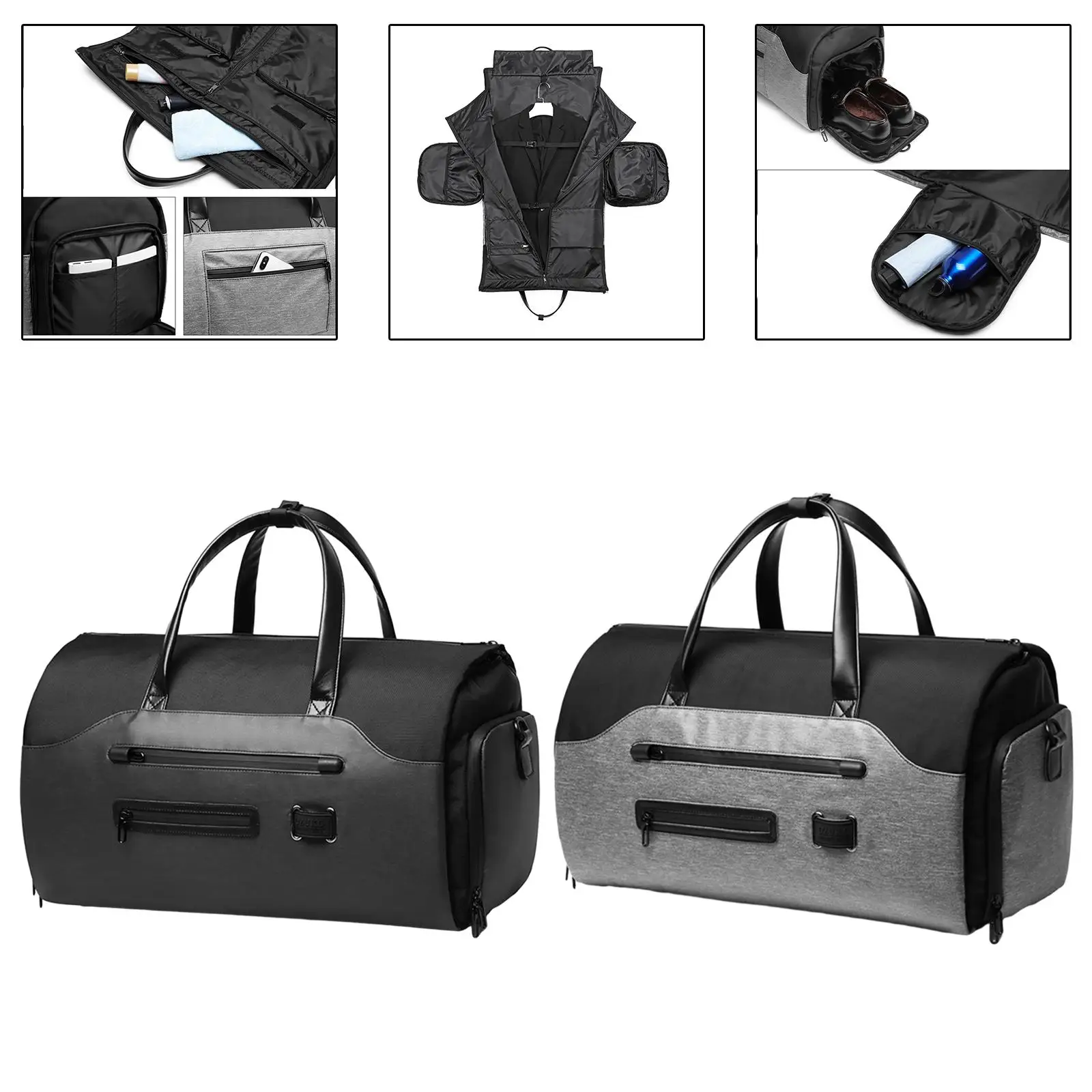 

Weekender Bag for Men Folding Knapsack for Fishing Climbing Business Trip