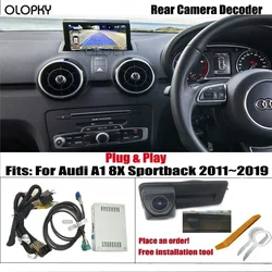 Reverse Aid Camera For Audi A1 8X Sportback 2011 ~ 2018 Original Screen Plug&Play HD Parking Front Rear View Backup Camera