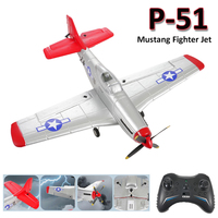 P51 Mustang Fighter Jet FX9501 RC Aircraft 4CH Remote Control Fixed Wing Aviation Model Airplane 2.4G Electric Foam Glider Toys