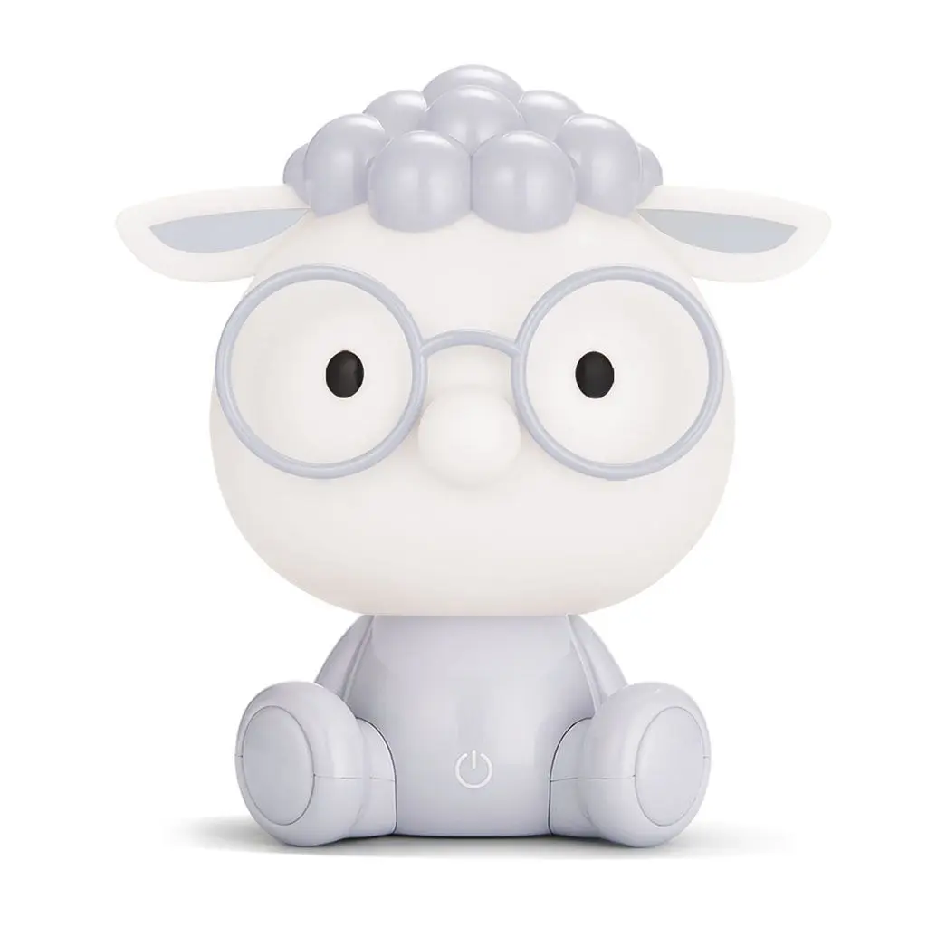 Night Lights Baby Bedroom Bedside Cartoon Table Lamp Small Night Lamp Baby Children Adjustable LED Feeding Sheep Room Decor