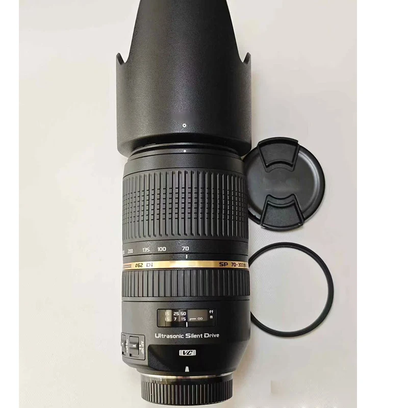 98% nuevo AF 70-300mm f/4.0-5.6 SP Di VC USD XLD para cámara Nikon para cámaras réflex digitales A005